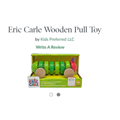 Eric Carle Wooden Pull Toy by Kids Preferred LLC | Barnes & Noble®