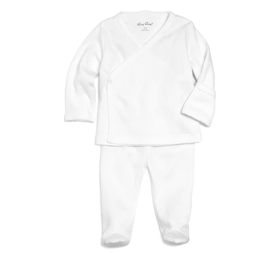 Kissy Kissy
Pointelle Take Me Home Top & Footie Pants Set - Baby
Color: White
Size: 0-3 months