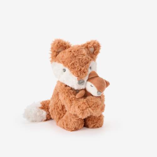 Mama + Baby Fox Plush Toy Set – Elegant Baby