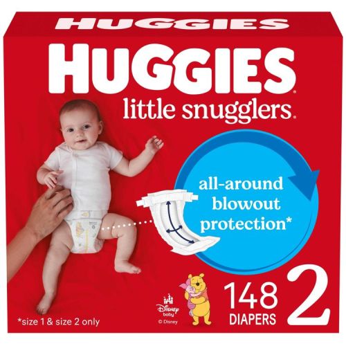 Huggies Little Snugglers Diapers - Size 2 - 148ct