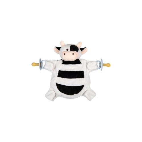 Sleepytot Award Winning Comforter With Dummy Holder Soother For Babies Cow - Multi