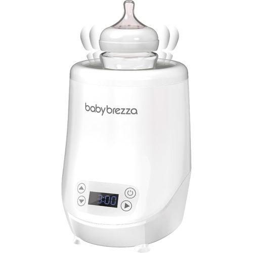 Baby Brezza AirSwirl Waterless Baby Bottle Warmer - Safely Warm Breastmilk + Formula - Bottles Stay Dry + Nutrients are Protected - Works with Nearly All Bottles