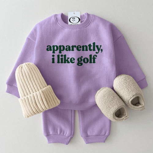 APPARENTLY I LIKE GOLF Baby 2-Piece Set