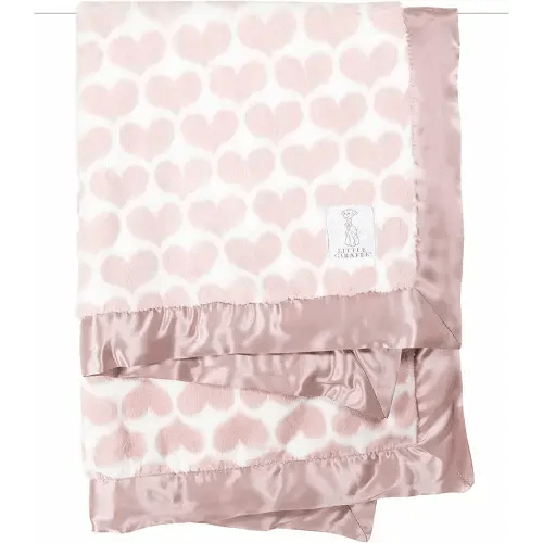 Luxe™ Heart Army Baby Blanket - Pink