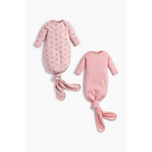 2-Pack Knot It Gowns - Organic Baby Clothes - Monica + Andy