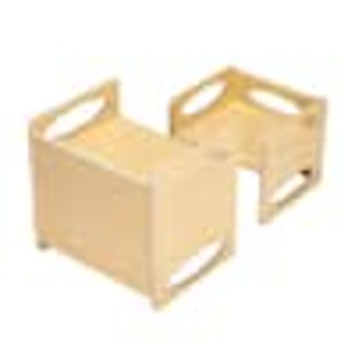 SVOPES Montessori Weaning Table & Chair Set, Adjustable Height Wooden Toddler Set for Ages 1-5, Kids Activity Table for Reading ETDNZY1513216DOMUV0-250217