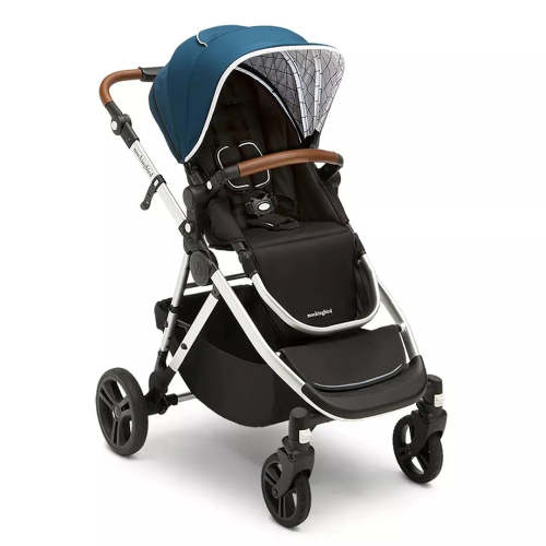 Mockingbird Single-To-Double Stroller 2.0 - Sea Windowpane