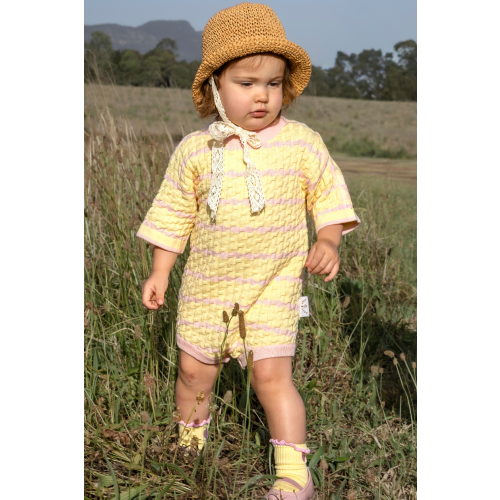 Oversized Romper ✿ Pink Lemonade – Poss & Soss