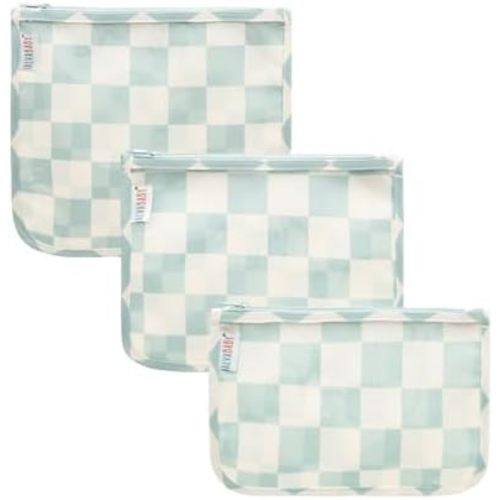 ALVA Diaper Bag Pouches | 3pcs Mess-Proof Travel Toiletry | TSA Approved Toiletry Bag | Cosmetic Makeup Bag Diaper Organizer for Baby and Mom Essentials