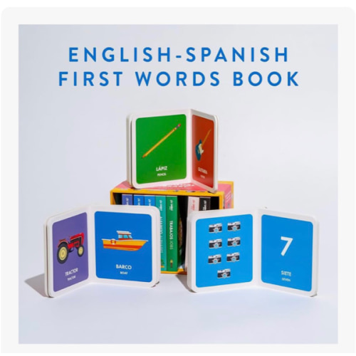 My First Bilingual Library: A Spanish-English Vocabulary Board Book Set of Colors, Numbers, Animals, ABCs, and More (Si Sabo Kids)