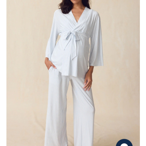 LAKE | Women | DreamModal™ Pajamas | Fog Maternity Kimono Bundle