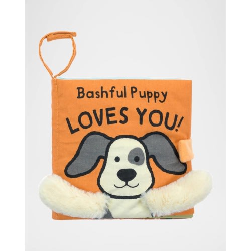Bashful Puppy Loves You Fabric Crinkle Book