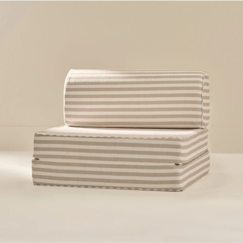Coconut & Stone Striped Modular Sofa | Bennett | House of Noa