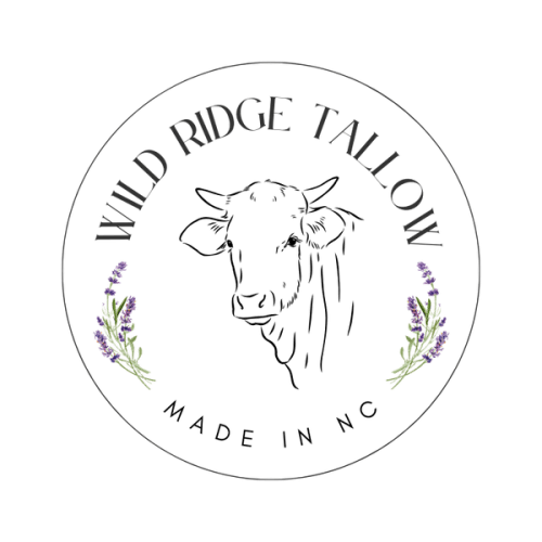 100% Non-GMO Grass-Fed Whipped Lavender Body Tallow (4oz Jar) - Made In NC