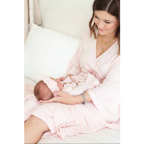Bamboo Knit Maternity Robe | Solids