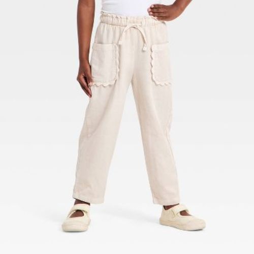 Toddler Girls' Cargo Jogger Pants - Cat & Jack™ Beige