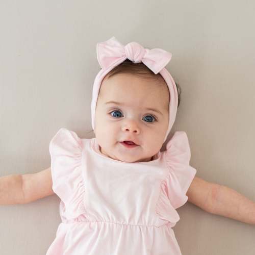 Knotted Bow Headband in Sakura