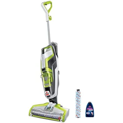 BISSELL CrossWave Floor and Area Rug Cleaner, Wet-Dry Vacuum with Bonus Extra Brush-Roll and Extra Filter, 1785A , Green