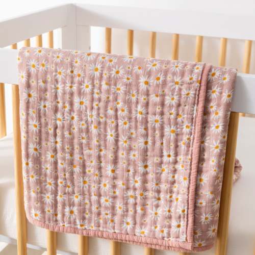 Quilt in 3-Layer GOTS Certified Organic Muslin Cotton