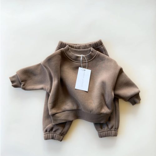 Warm Tracksuit - Chestnut – Purely Little