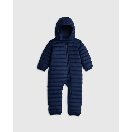 Lightweight Down Puffer Suit - Baby in Navy (0-3M)
