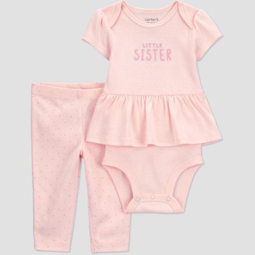 Carter's 2pc Little Sister Top and Bottom Set | 3M