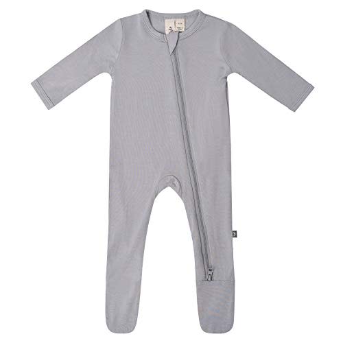 KYTE BABY Unisex Zipper Closure Footies, Rayon Made From Bamboo, 0-24 Months