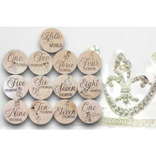 Princess & the Frog Baby Monthly Milestones