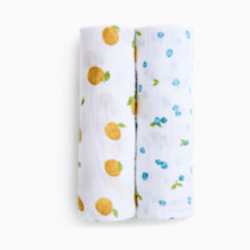 Aden + Anais Organic Cotton Muslin Swaddle Blanket (2 Pack) - Fresh Fruit