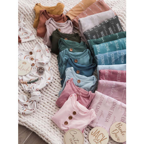 Personalized Baby Name Swaddle Blanket