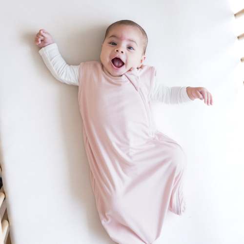 Sleep Bag in Blush 0.5 TOG | Bamboo Sleep Sack | Kyte Baby
