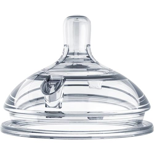 Comotomo Silicone Nipple, Slow Flow | 0-3 Months | 2 Count