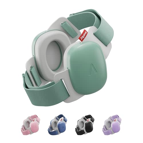 Alpine Muffy Baby Ear Muffs Noise Protection | Toddler Ear Protection | 3-48 Months | 24dB | Baby Hearing Protection | Noise Reduction | Adjustable Headband | Baby Essentials New Mom Gifts