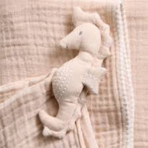 https://www.crateandbarrel.com/selene-pink-seahorse-lovey-baby-stroller-blanket-set-by-jake-arnold/s541733?utm_source=pinterest - Google Search