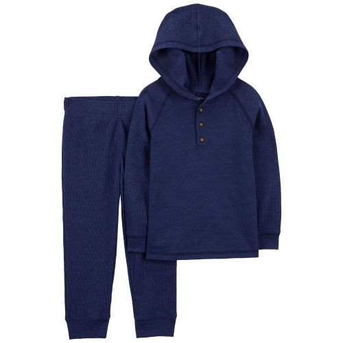 Baby 2-Piece Thermal Hooded Tee & Jogger Set - Carter's | Carter's