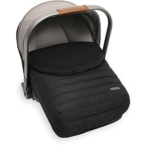 Little Unicorn Winter Car Seat Cover | Premium Insulated Fabric | Universal Fit & Easy to Install | Travel Bag Included (Black)