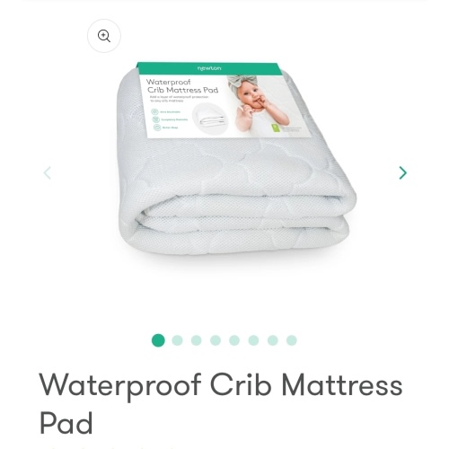 Waterproof Crib Mattress Pad - Crib
