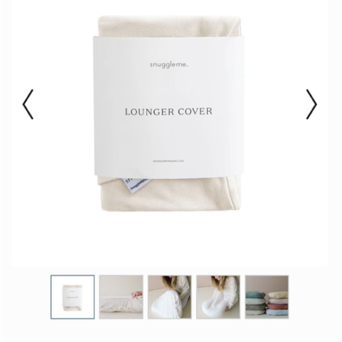 Infant Lounger Cover | Natural