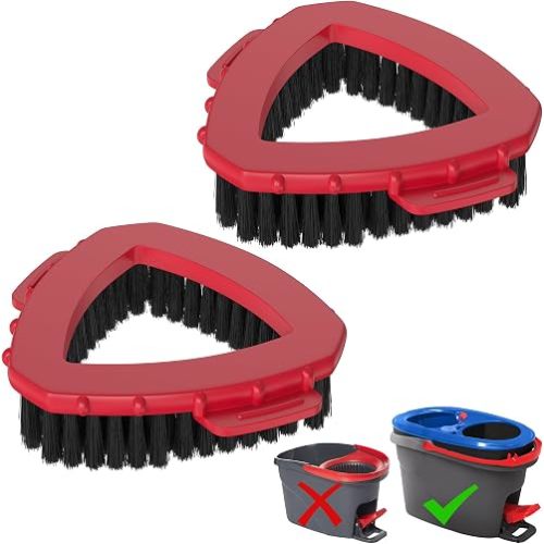 Mop Scrubber Attachment Scrub Brush Head for O-Cedar 2-Tank Spin Mop Scrubber Accessories Scrubber Mops Head for Ocedar Floor Cleaning Mops Replacement