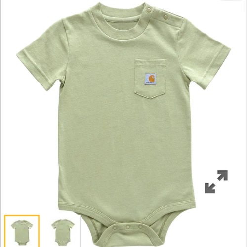 Kids' Short Sleeve Pocket Bodysuit (Infant) | Kids' Warm Weather Clothing | Carhartt