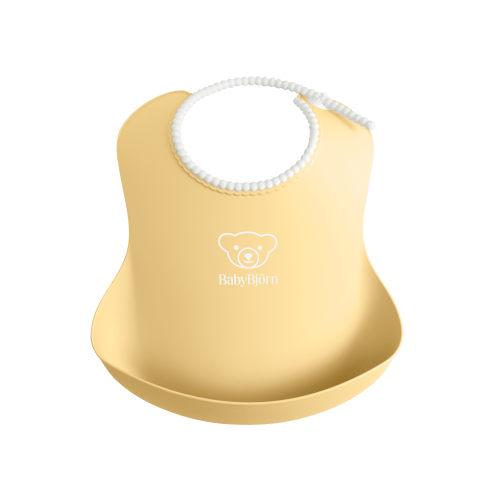 Baby Bib: Powder yellow