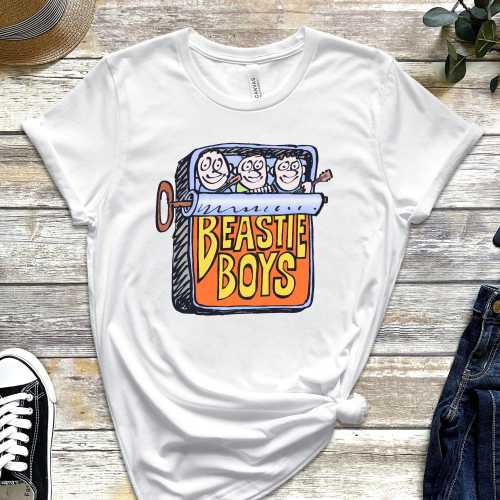 Sardine Can Beastie Boys T-Shirt: 90s Hip Hop Rock Band Tee