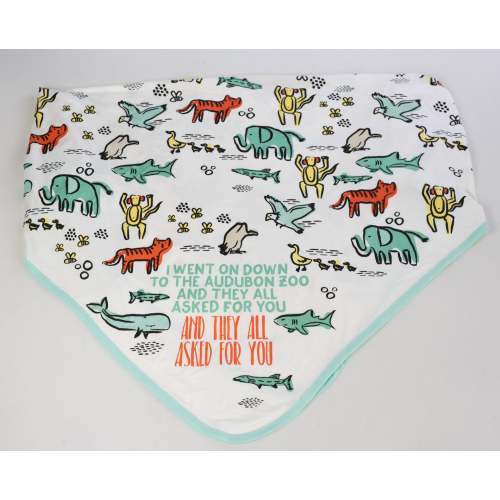 The Parish Line They All Asked for You Bamboo Baby Swaddle | Blue