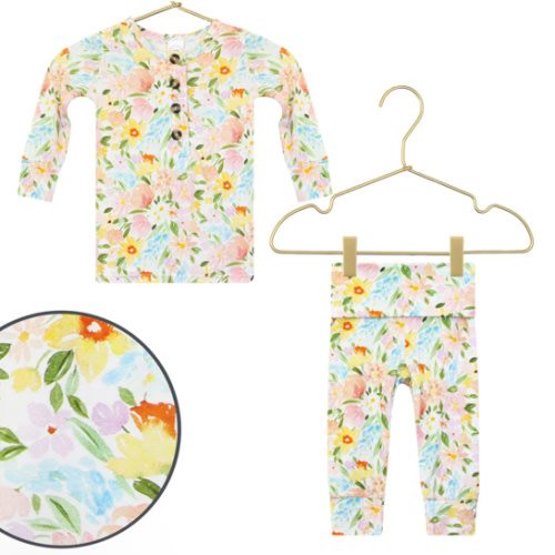 Lou Lou Matilda Top + Bottoms 3-6M
