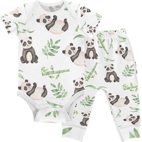 Baby Clothes Set Infant Bodysuits Pants Sets 0-24M For Boys Girls