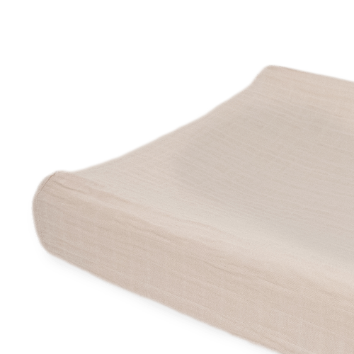 Organic Cotton Muslin Changing Pad Cover - Rosie