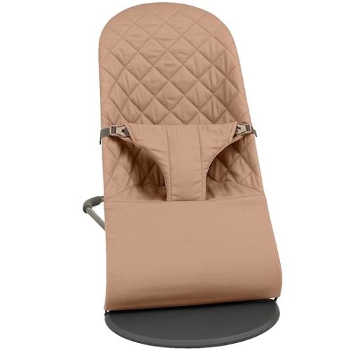 Fabric Seat for Bouncer - Compatible with Baby Bjorn Bouncer - Dense, Wear-Resistant, Skin-Friendly Cotton - Replacement Covers ONLY, Sand