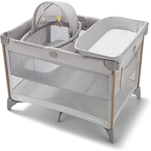 Graco Pack 'n Play CareSuite Bassinet Lux Playard, Sky