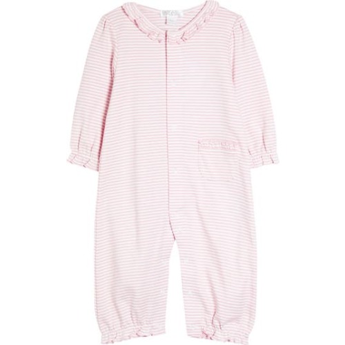 Simple Stripe Pima Cotton Footie, 6-9M