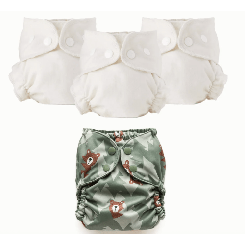 Organic Cloth Diaper Bundle Starter Size 1 – Esembly